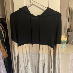 Color-blocked Hoodie